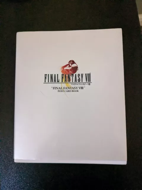 FINAL FANTASY VIII 8 Post Card Book Squaresoft Digicube 20+ Pages 1999