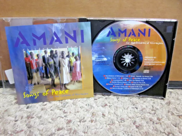 AMANI KIDS Songs of Peace for Children CD Kilimanjaro 2007 Tanzania Ombeni Choir
