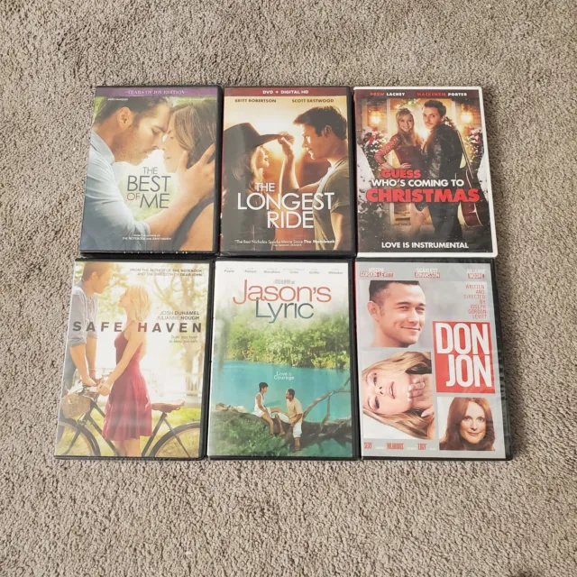 DVD LOT BRAND NEW SEALED Nicholas Sparks Safe Haven Best of Me The Longest Ride