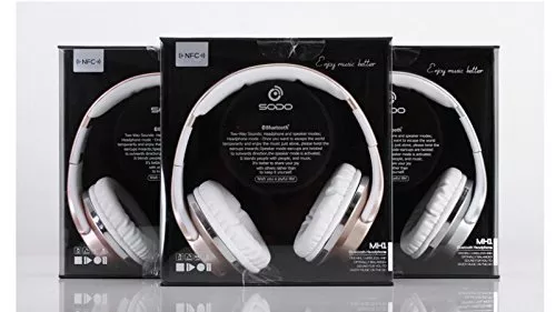 SODO MH1 2 in 1 Bluetooth 4.2 Over-Ear Headset Headphone Speaker TF FM Radio TEQ