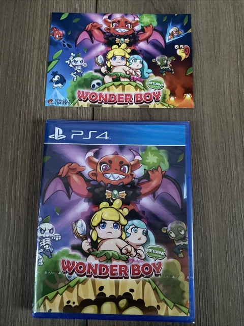 Wonderboy Returns - Strictley Limited - #16 - Neu und Sealed PS4 + Postkarte