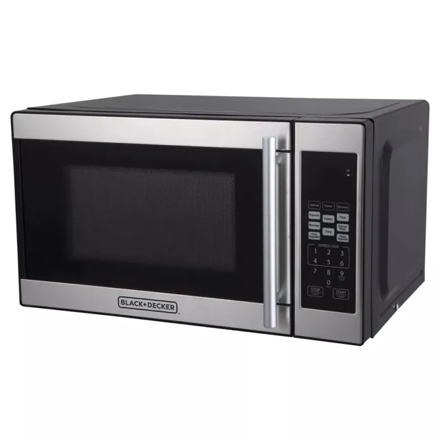 0.7 cu ft 700W Microwave Oven - Black - EM720CPN-P