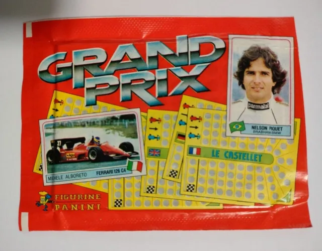 Bustina Figurine Panini Gran Prix F1 1984 - ancora sigillata - Sealed Pack
