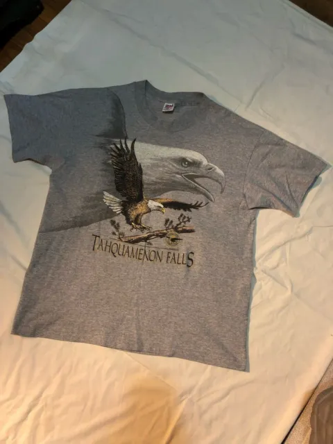 Rare Vintage Tahquamenon Falls Michigan State Park American Eagle Xl T Shirt