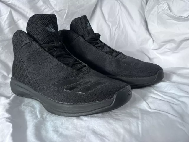 MEN S ADIDAS COURT Fury Black 2016 Basketball Shoes Trainers 14.98 PicClick UK