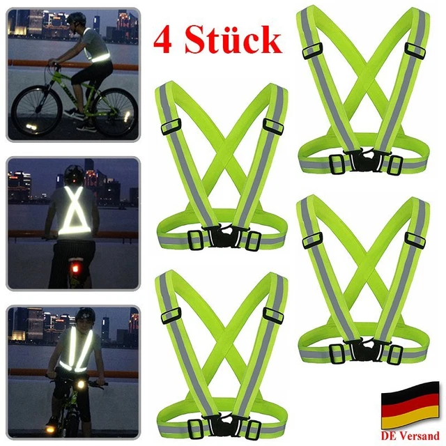 DHL 4 giubbotti antiincidente giubbotto di sicurezza bicicletta moto gilet di avvertimento riflettente