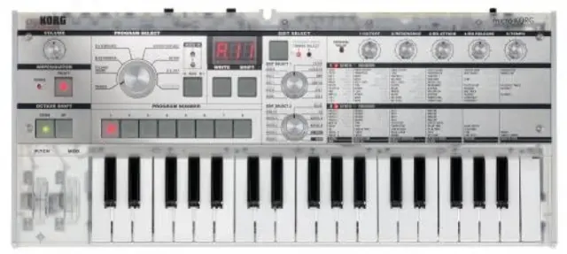 KORG microKORG Crystal Limited Analog Synthesizer Vocoder 37-Key Keyboard New