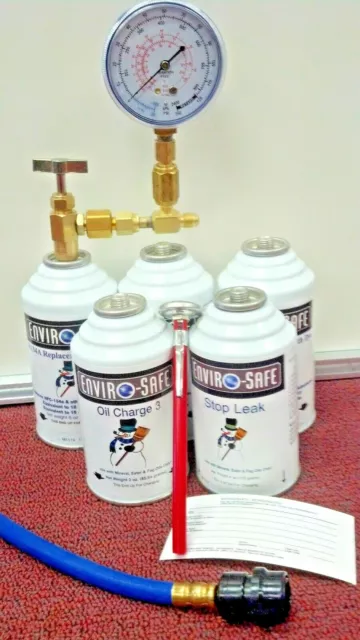 Enviro-Safe Refrigerant, Replacement For AUTO AC REFRIGERATION, A/C RECHARGE KIT