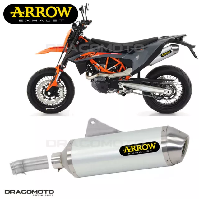 KTM 690 SMC R 2019-2021 Exhaust ARROW RACE-TECH ALU Kat