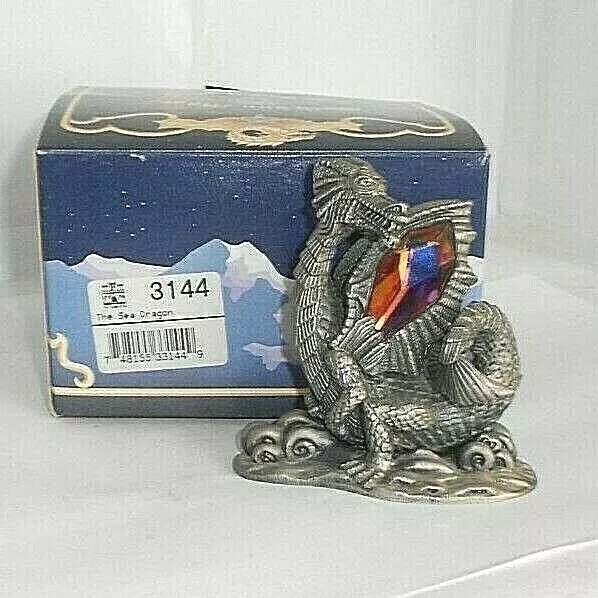 Myth & Magic - SEA DRAGON - Tudor Mint - RARE DRAGON FIGURE - Box