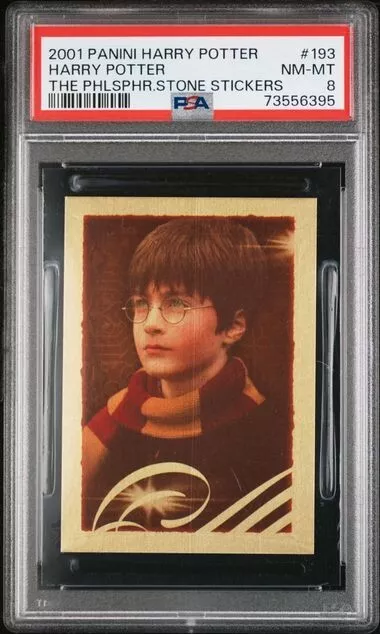 Harry Potter 2001 Panini The Philospher's Stone Stickers PSA 8 #193 Harry Potter 2001 Panini The Philospher's Stone Stickers PSA 8 #193