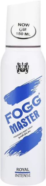 Fogg Master Royal Intense No Gas Deodorant for Men, Long-Lasting Perfume 120ml