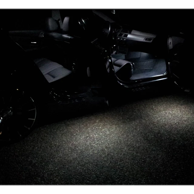 Kit LED D'ambiance Pour Mercedes – Plancher, Porte, Coffre – Blanc 6000K, Compatible CanBus