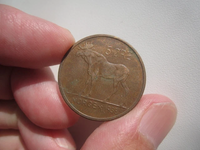 Better Date 1958 Norway 5 Ore