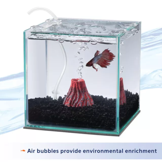 Aqueon Betta Filter with Volcano Air Pump Powered for Cleaner Clearer Water 2
