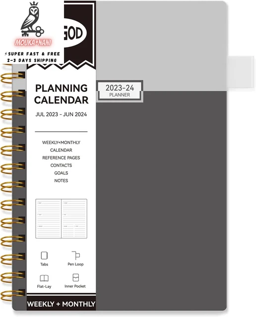 ACADEMIC PLANNER 20232024 Daily Weekly and Monthly Planner 20232024