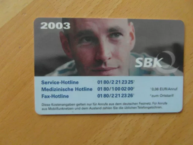 Taschenkalender Siemens SBK 2003, Material Plastik, Kartenkalender