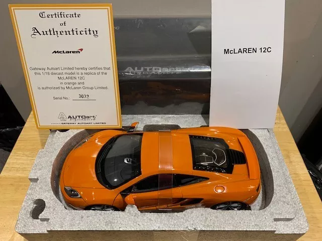 新品未開封】AUTOart Signature McLAREN 12C GT3 新品非売品 perpignan