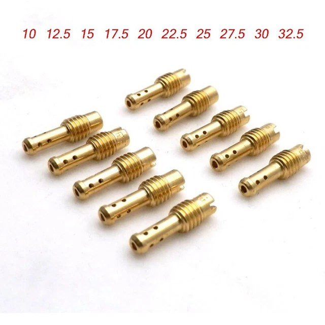 Gicleur 10pcs Set 10-32.5 for Mikuni VM Tm Tmx Carburateur Neuf Résistant