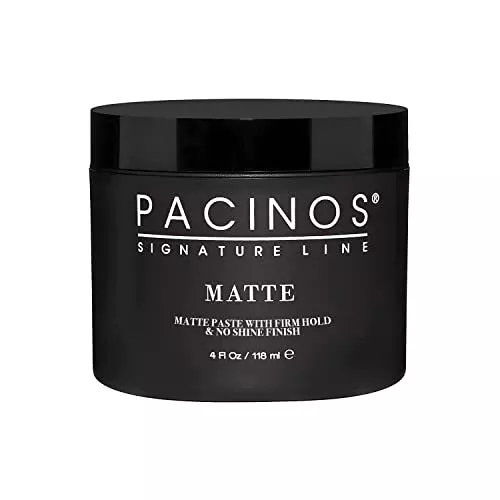 Pacinos Matte Hair Paste - Flexible Hold, No Shine, Sculpting & Styling Wax, & 4