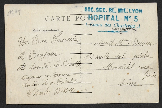 CPA Paris 13e - Société De Secours Aux Blessés Militaires (311276)