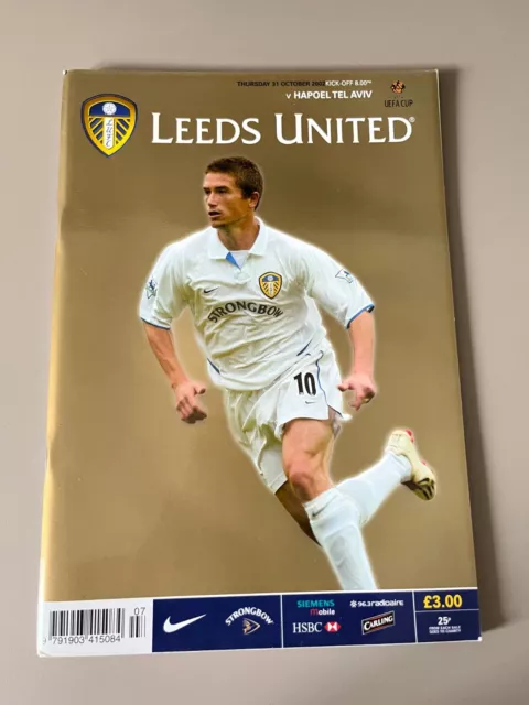 2002-03 Leeds United vs Hapoel Tel Aviv - UEFA Cup