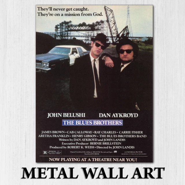 The Blues Brothers Sign Metal Tin Aluminum 8"x12 - Foto 13
