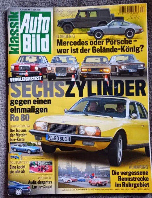 Zeitschrift Auto Bild Klassik Nr. 4 April 2020 Vergleichstest Sechszylinder