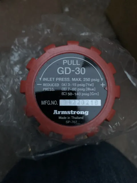 1/2" Armstrong Gd-30 Pressure Reducing Valve, Fast Shipping - New Open Box