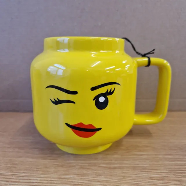 Lego Brick Minifigure Head Ceramic Coffee Mug Kids Cup New 250ml