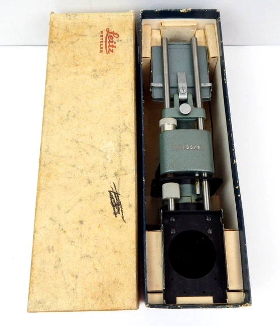 ERNST WEITZ WETZLAR Projector Microscope Lens 32 807 L 32802P Vintage £