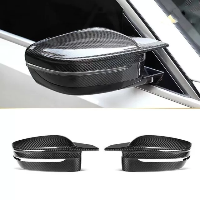 Dry Carbon Fiber Car Side View Mirror Caps Replace For BMW G42 2 Series 220 230i