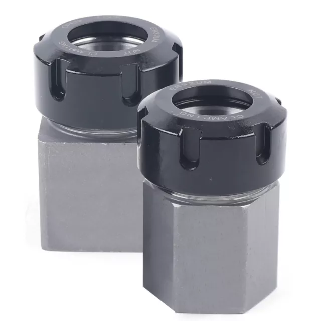 ER32 Hex+Square Collet Block Spring Chuck Holder for CNC Lathe Milling Machine