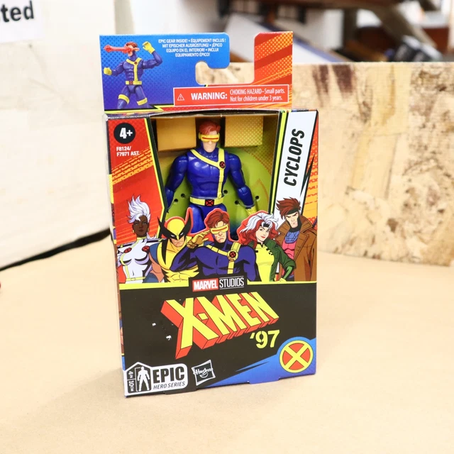 Marvel Studios X-Men Cyclops '97 Epic Hero Series Hasbro Action Figure 4 in