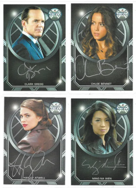 Marvel Agents Of SHIELD Season 1 & 2  -  Autograph and Costume Card Selection