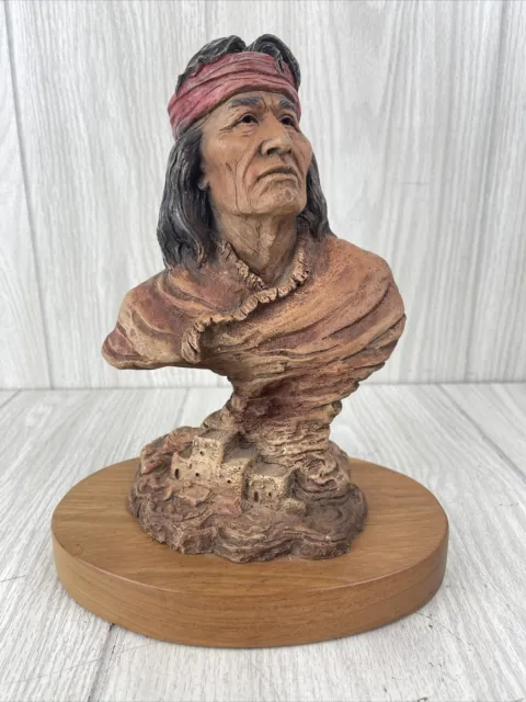 Neil J Rose Native American Sculpture Art Peaceful One Signed Numbered 1963/2500