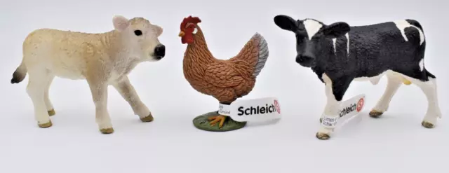 Schleich Farm World lot with 9 different Animals. Dogs, Cat, Rabbit. Germany 3