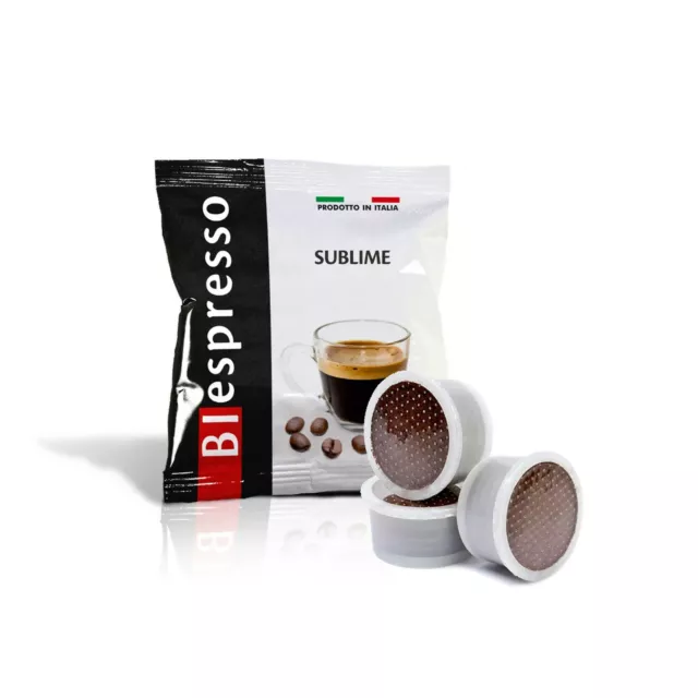 100 Capsule Cialde Caffe caffe Compatibili KIMBO ILLY UNO SYSTEM Miscela Sublime