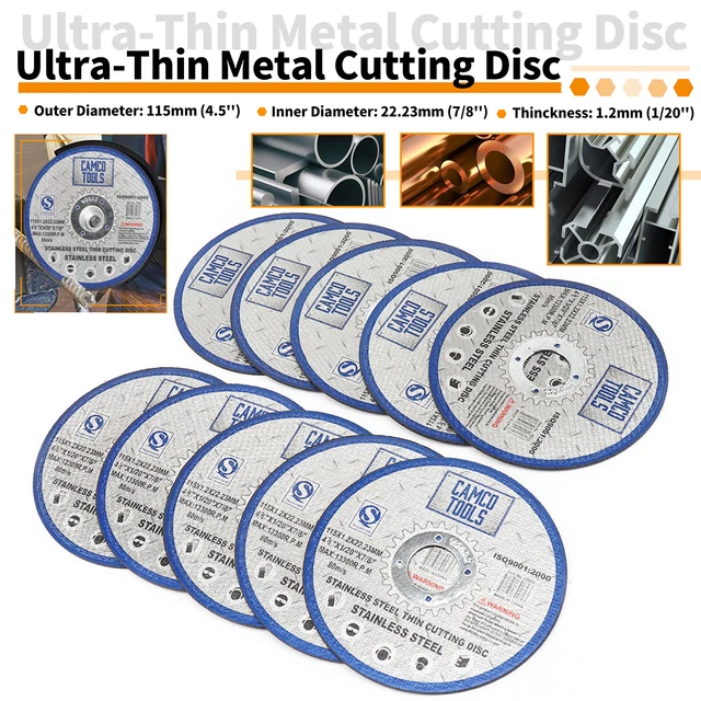 Disque de coupe Stayer Inox Standard Ø 115 mm Extrafins 10 Unités main image 0