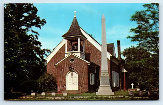 Postcard - Old Christ Church in Dover Delaware DE