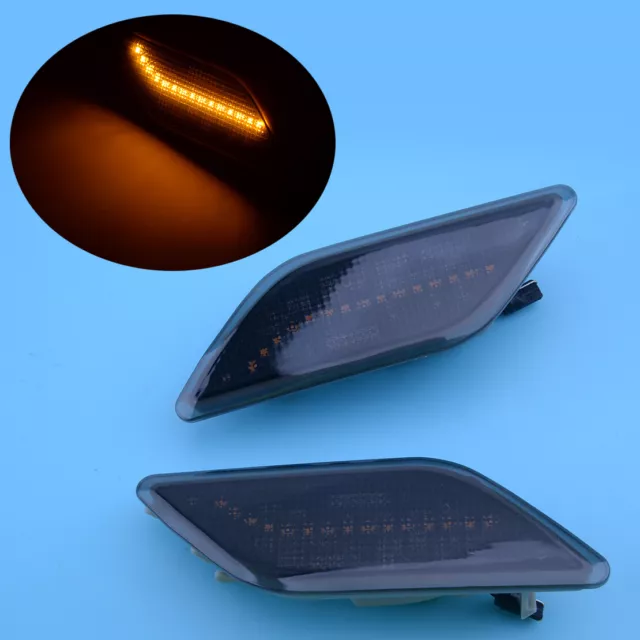 2x Turn Signal Lamp Side Marker Light Fit for Mercedes E-Class W212 2010-13 Ze