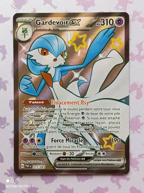 Gardevoir Ex 217/091 Shiny Ultra Rare SUR - Écarlate Et Violet 4.5 Destinées De Paldea Pokémon