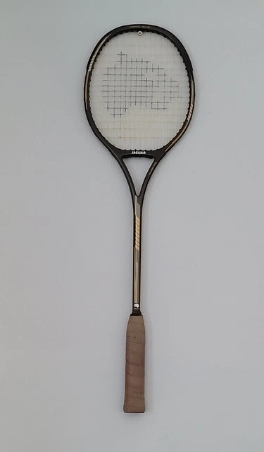 Raquette De Squash Jaguar Fulmar Plus – Noir – 210-225g – Avec Couvercle – Occasion