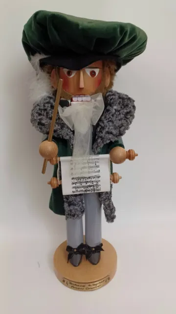 Steinbach Richard Wagner Famous Composer Nutcracker Made In Germany 17 " Tall