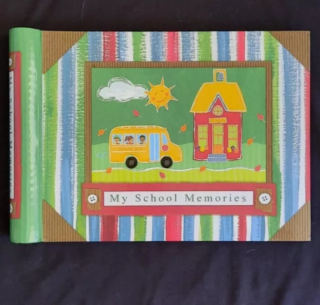 Mickey Disney School Memories Book Grade K-6 Brand New Scrapbook For Kids