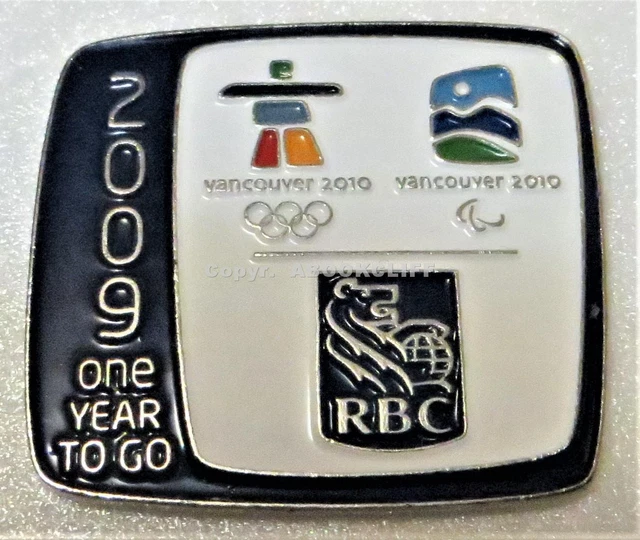 激レア　カナダ オリンピック ピンバッジ RBC カナダロイヤル銀行 VINTAGE RBC ROYAL Bank Junior Olympics Canada Patch $4.99