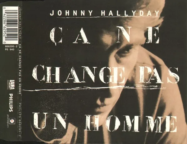 Johnny Hallyday Ça Ne Change Pas Un Homme - CD