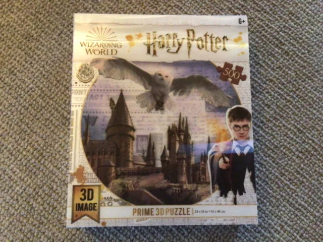 Puzzle 3D effect: Harry Potter: Night Hogwarts, 500 pieces