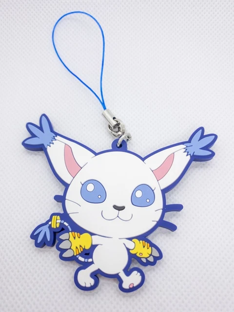 Digimon Adventure Portachiavi Cell Phone Strap Gatomon 7 Cm In Gomma Anime Mang