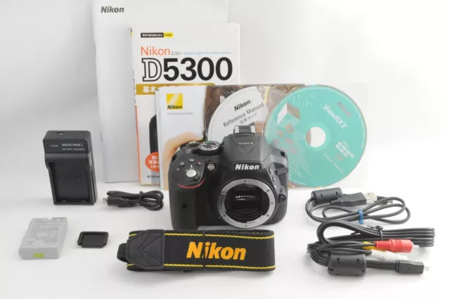 [Near Mint] Nikon D5300 24.2MP Digital SLR Camera Body Shutter Count: 1875